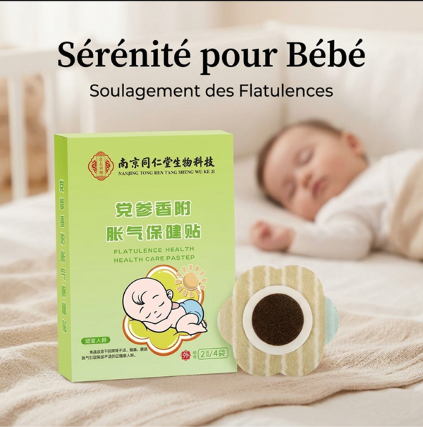 patch anti colliques bébé