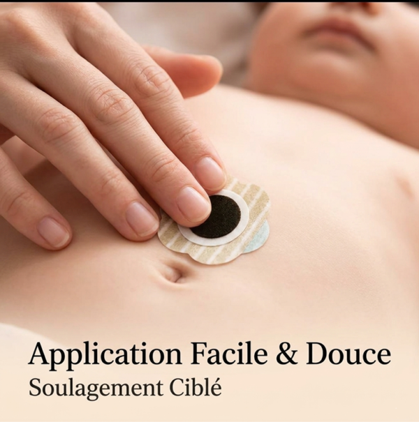 patch anti colliques bébé