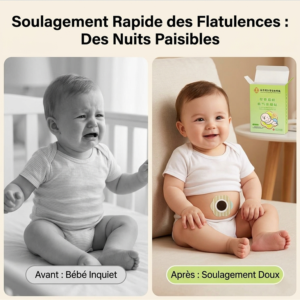 patch anti colliques bébé