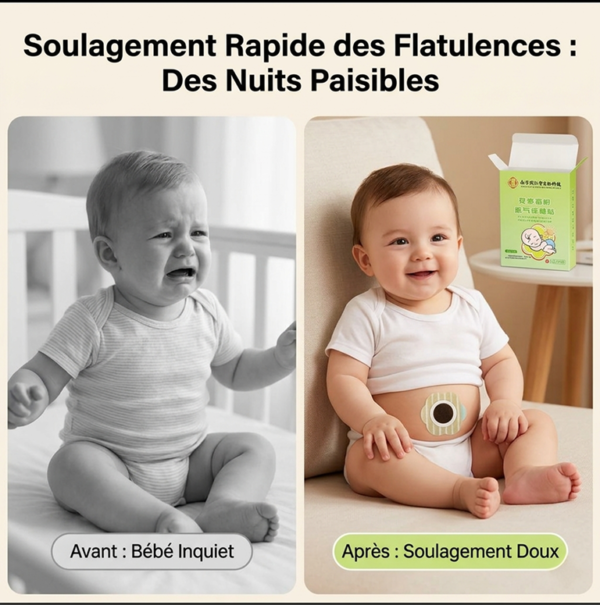 patch anti colliques bébé