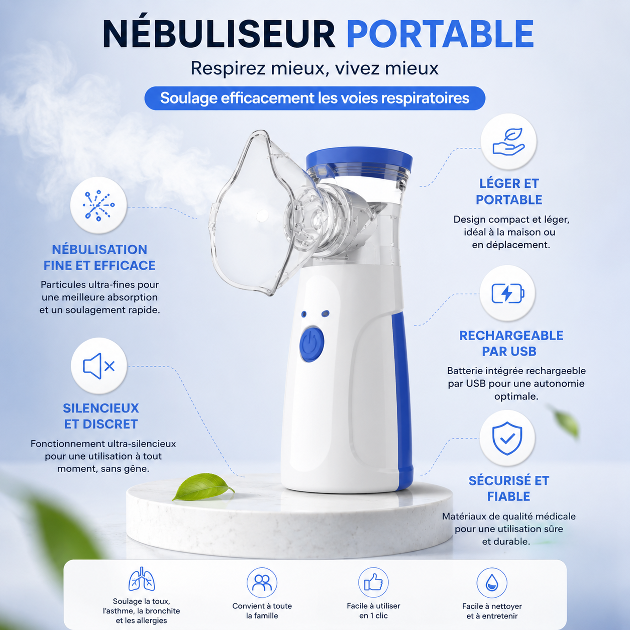 Nébuliseur Portable – Respirez mieux, où que vous soyez 🌬️ Calmeoasisafrique Nebuliseur 4