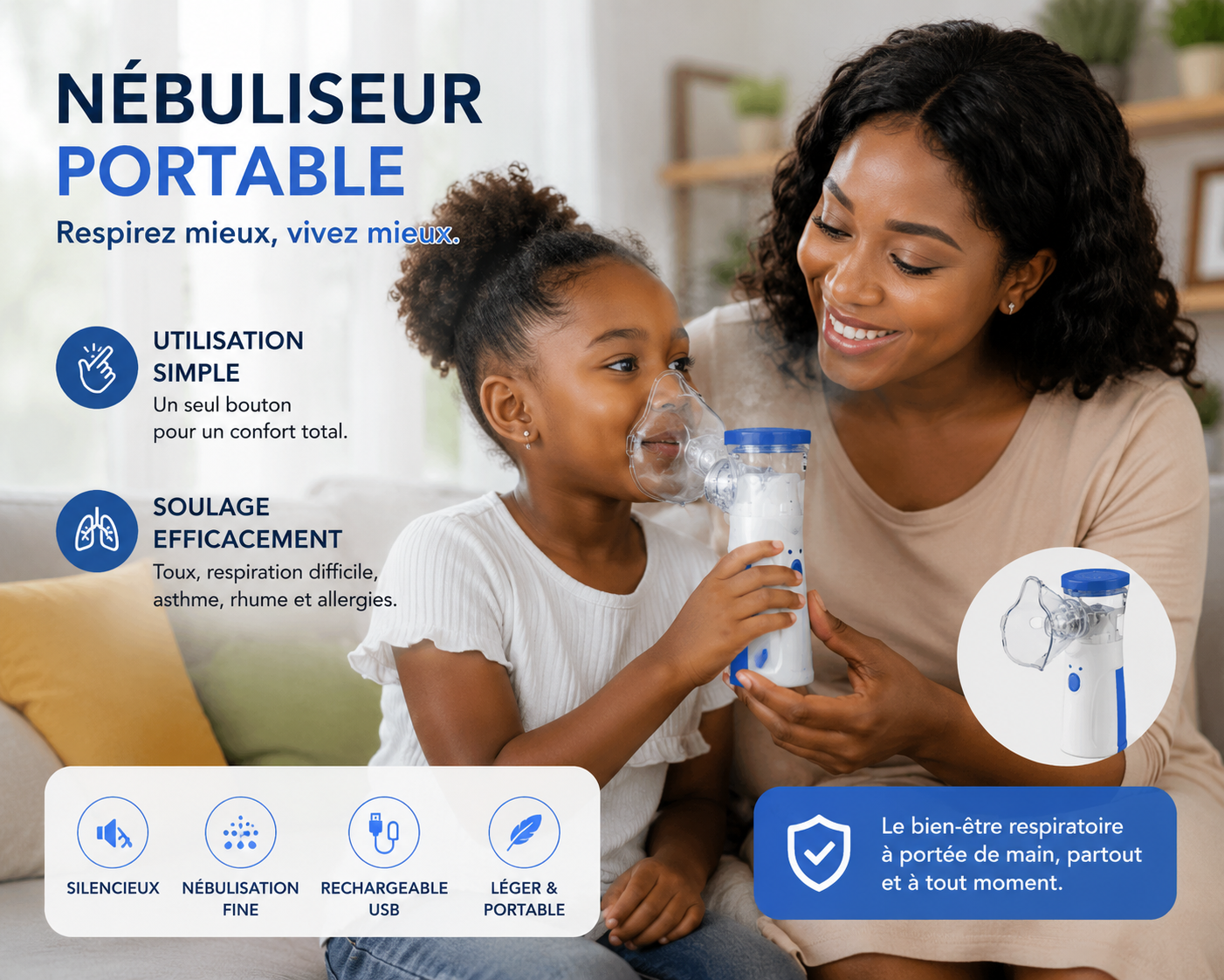 Nébuliseur Portable – Respirez mieux, où que vous soyez 🌬️ Calmeoasisafrique Nebuliseur 5
